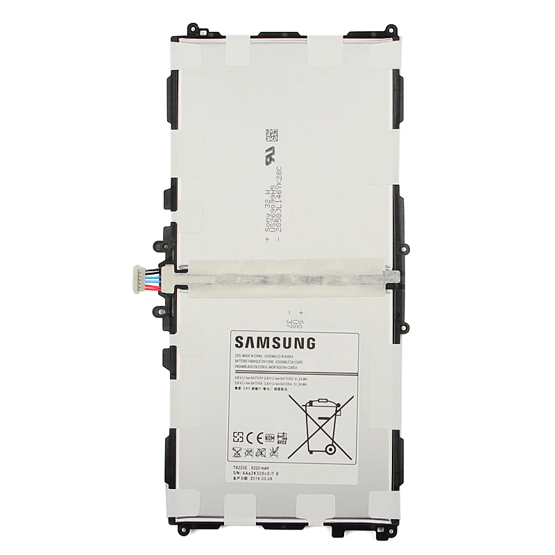 Original Samsung batería t8220e sm-t525 galaxy note 10.1 sm-p600 p605 nuevo accu